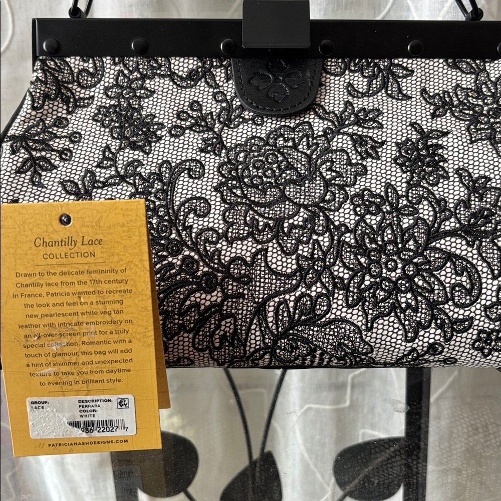 Elegant Patricia Nash Leather Chantilly Lace Ferrara Bag